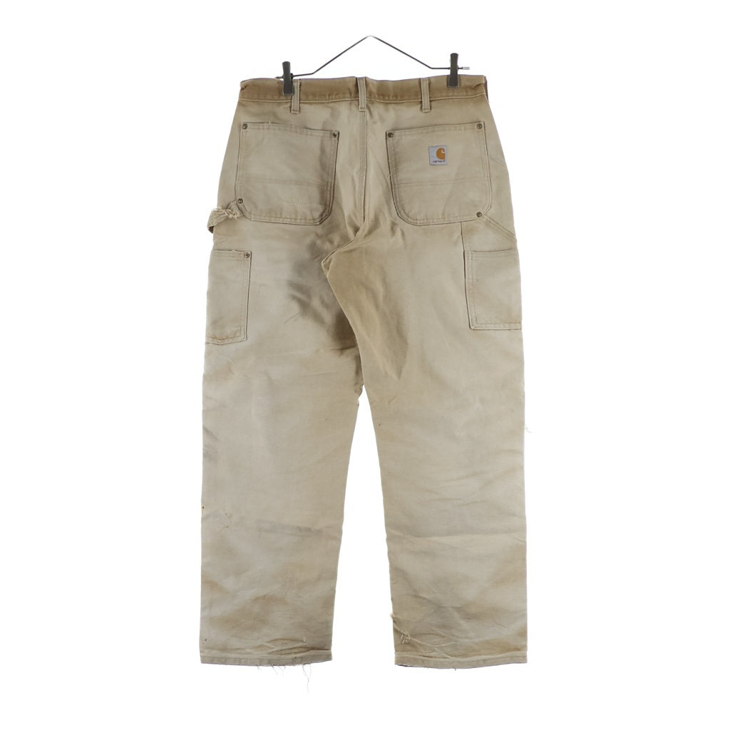 CARHARTT(カーハート) DOUBLE KNEE CARPENTER DUCK PANTS B136 BRN ダブルニー カーペンター ダックパンツ ブラウン