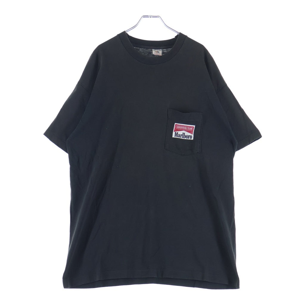 VINTAGE(ヴィンテージ) 90s MARLBORO SNAKE PASS POCKET TEE ヴィンテージ USA製 マルボロ スネークパス ポケット半袖Tシャツ カットソー ブラック