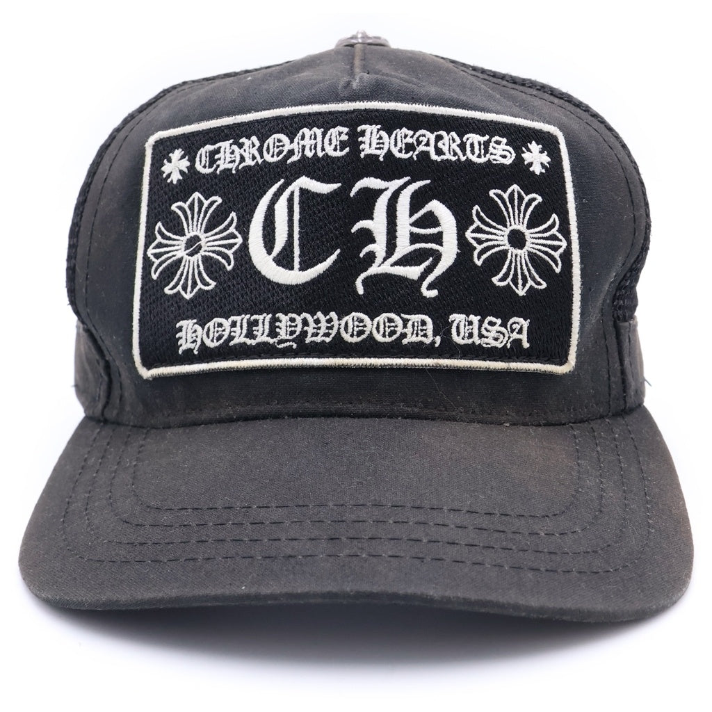 CHROME HEARTS(クロムハーツ) CH TRUCKER CAP CH トラッカーメッシュキャップ 帽子 ブラック