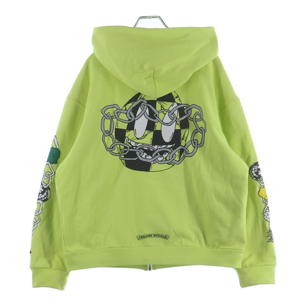 CHROME HEARTS(クロムハーツ) 22AW×MATTY BOY PPO CHAIN GAME HOODIE マッティボーイ チェーンゲームリンク裏地サーマルジップアップパーカー