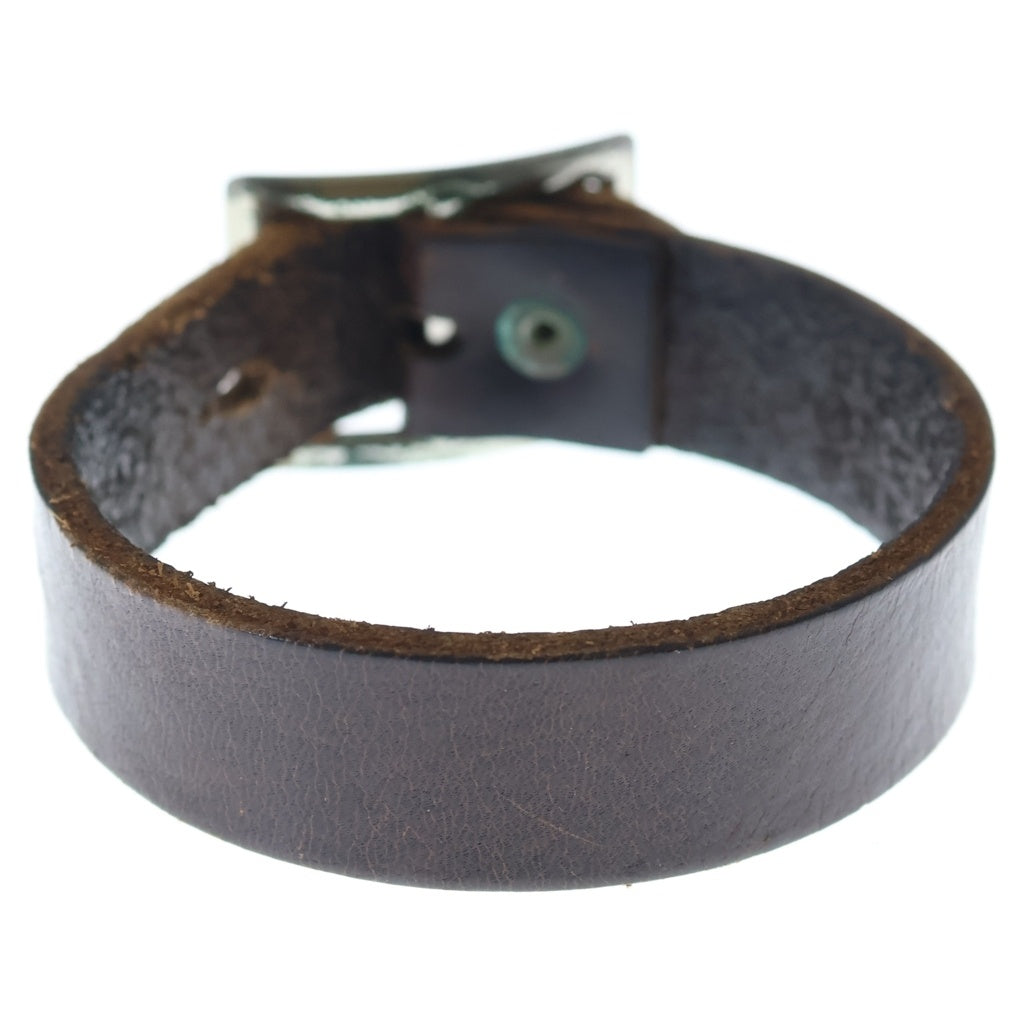 Maison Martin Margiela(メゾンマルタンマルジェラ) 10 Leather Belt Bracelet レザー ベルト ブレスレット ブラウン