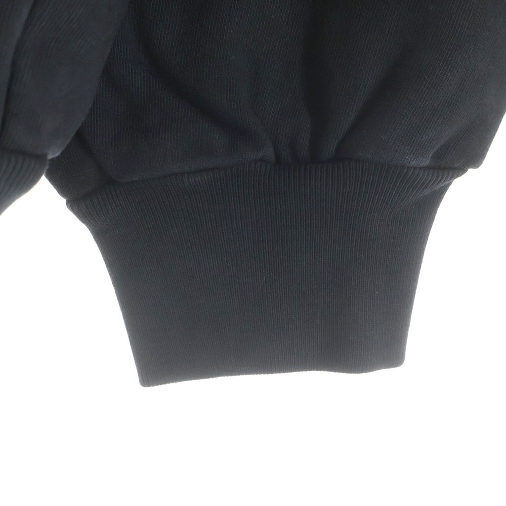BALENCIAGA(バレンシアガ) Vntage Small Zip-up Hoodie 744454 TOVG5 ダメージ加工 スモール ジップアップフーディー パーカー ブラック