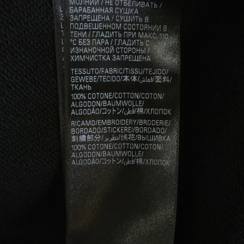 BALENCIAGA(バレンシアガ) Vntage Small Zip-up Hoodie 744454 TOVG5 ダメージ加工 スモール ジップアップフーディー パーカー ブラック