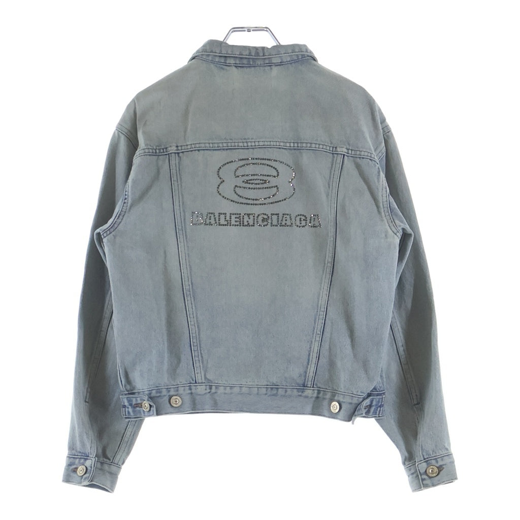 BALENCIAGA(バレンシアガ) Back Logo Denim Jacket 767998 TDW14