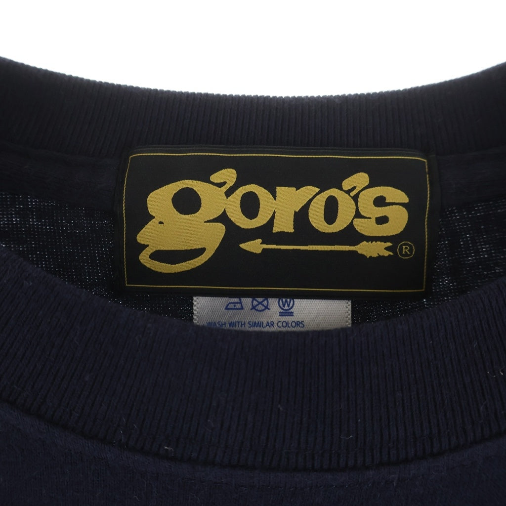 goro's(ゴローズ) Micakuye Oyasin 半袖Tシャツ カットソー ネイビー