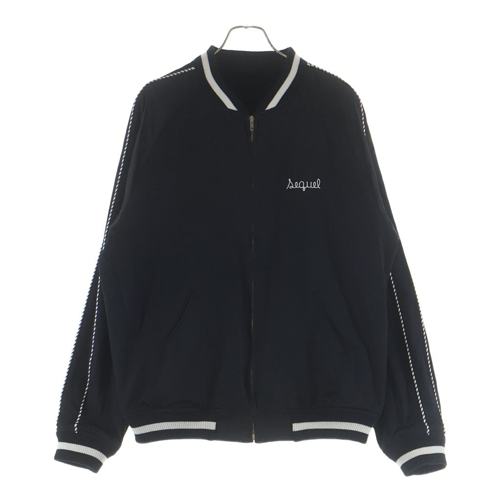 SEQUEL(シークエル) SOUVENIR SKULL JACKET REVERSIBLE スーベニア スカル ジャケット リバーシブル ブラック