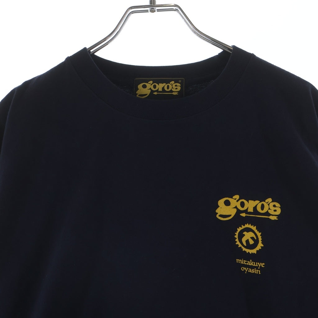goro's(ゴローズ) Micakuye Oyasin 長袖Tシャツ カットソー ネイビー