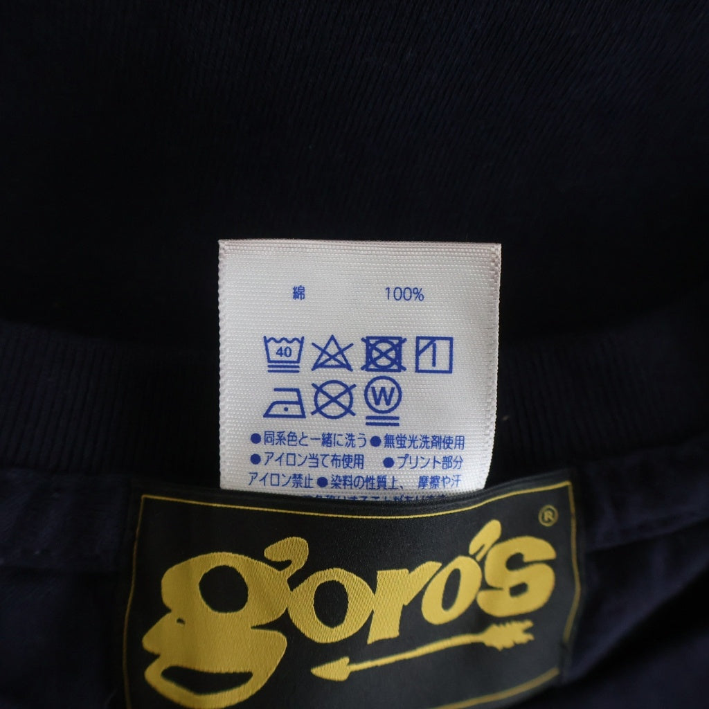 goro's(ゴローズ) Micakuye Oyasin 長袖Tシャツ カットソー ネイビー