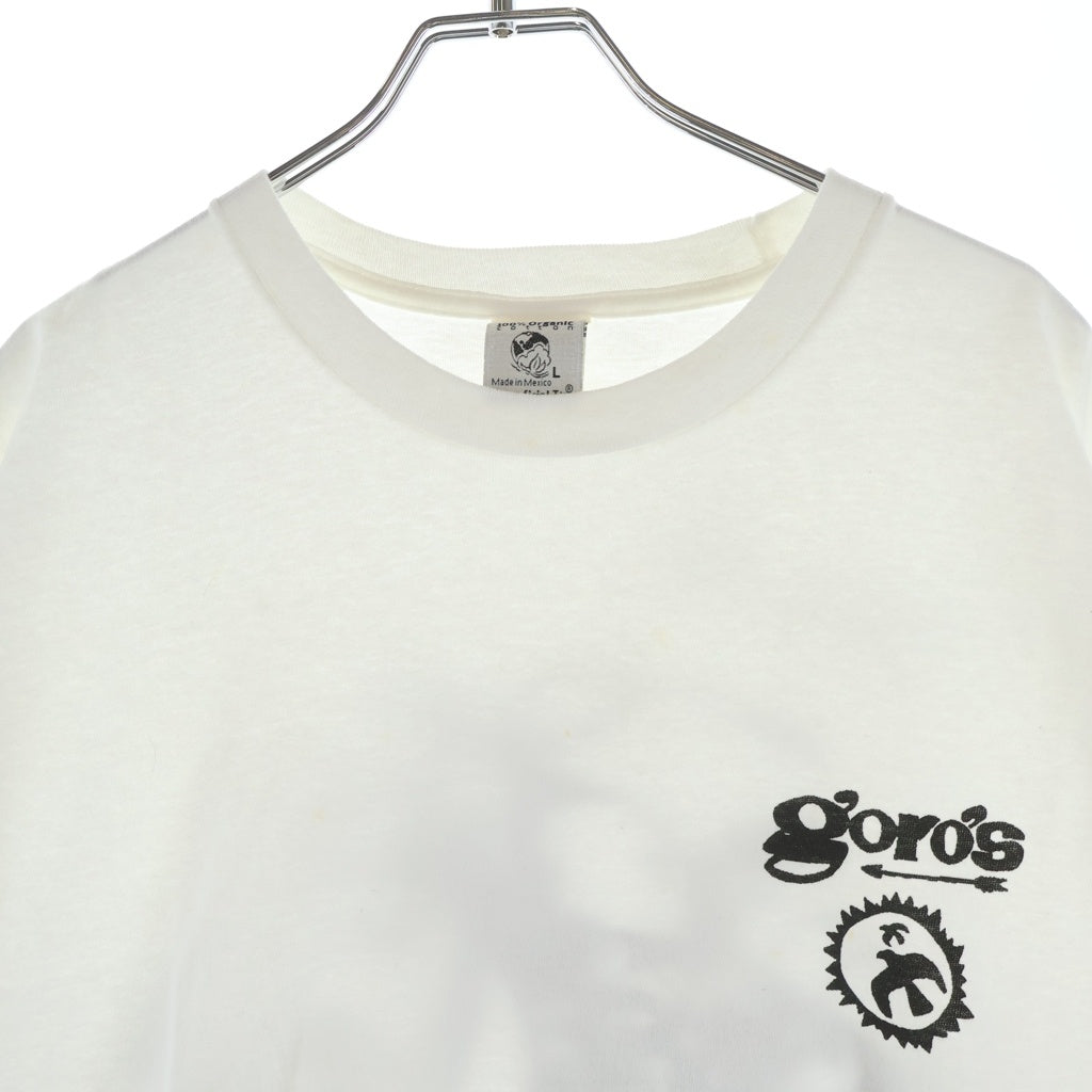 goro's(ゴローズ) OLD Happy Life 半袖Tシャツ カットソー ホワイト