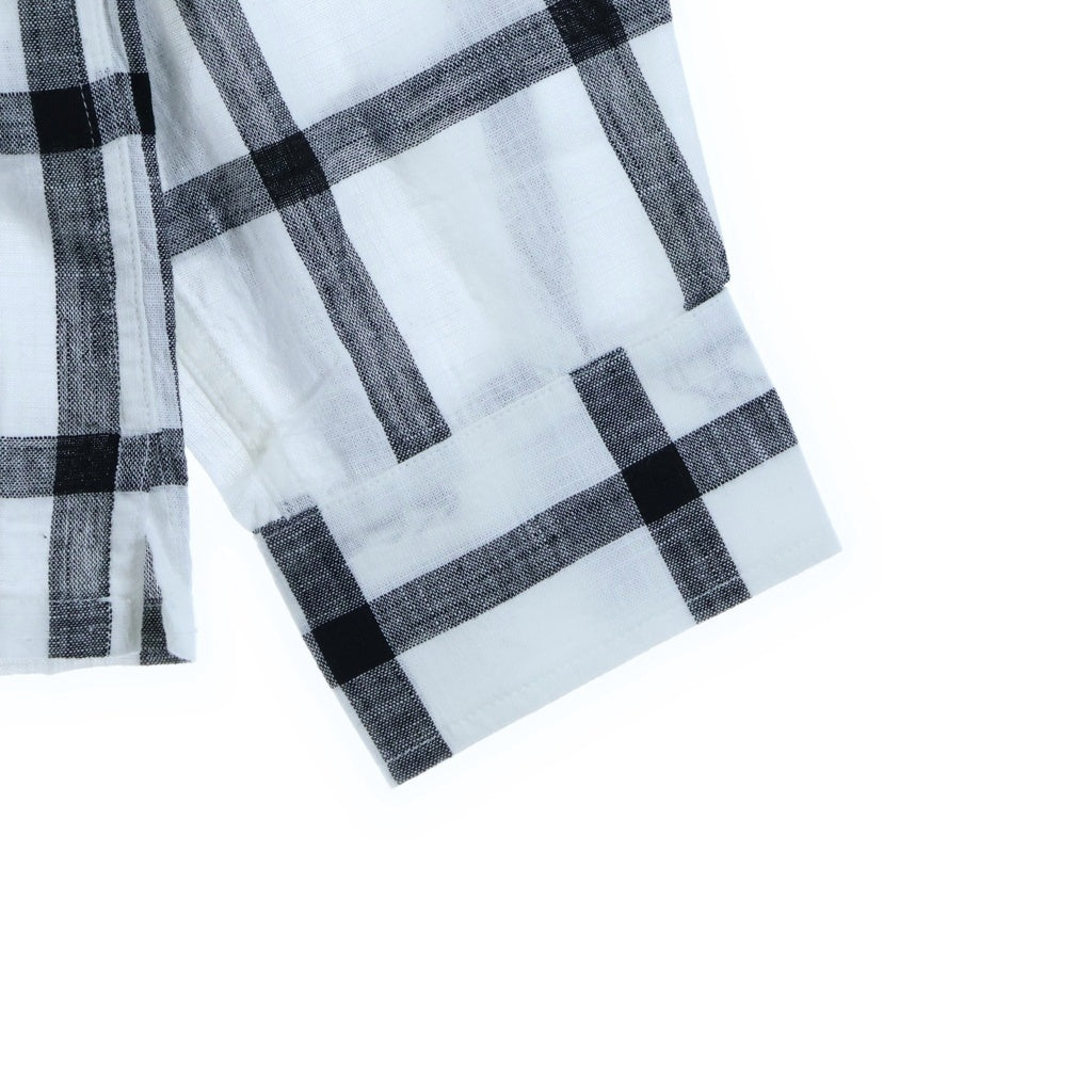 RATS(ラッツ) WIND PEN CHECK SHIRT 長袖 チェックシャツ ホワイト 25RS-0408