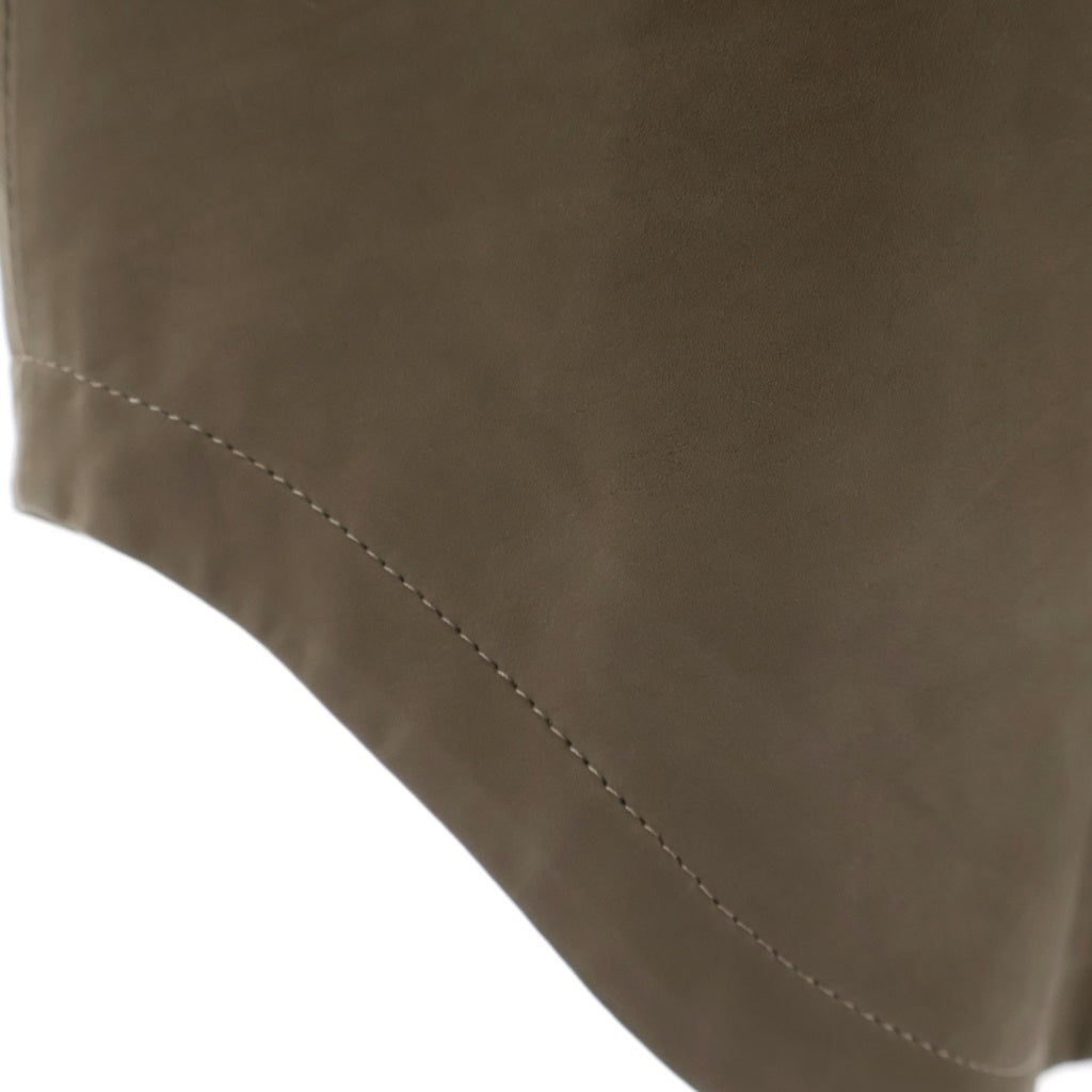 entire studios(エンタイア スタジオ) SUEDE OVERSIZED SHIRTS ES2673 PO0165 スエード レザー長袖シャツ ベージュ