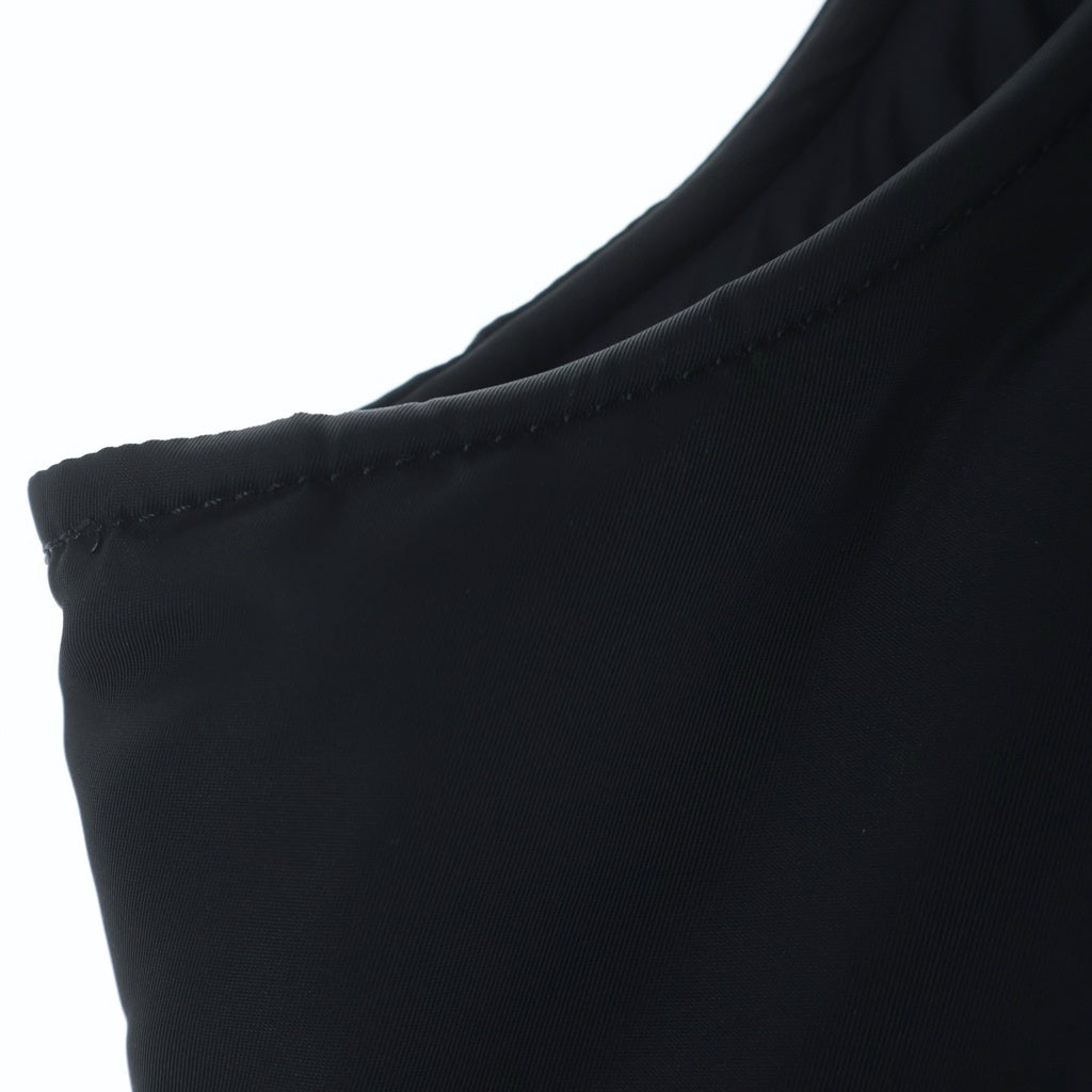 COMME des GARCONS CDG(コムデギャルソン シーディージー) xALPHA INDUSTRIES MA-1 VEST SZ-V001 ×アルファ バックロゴ エムエーワンベスト ブラック