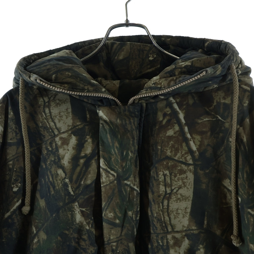 adidas YEEZY SEASON 5(イージー シーズンファイブ) カモフラージュ総柄 フーデッドショートパファージャケット ブラウン KW5U6163-O45
