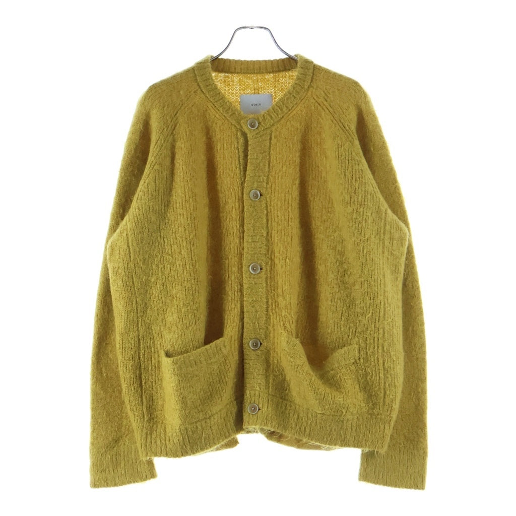 Stein(シュタイン) 21AW SUPER KID MOHAIR CARDIGAN ST.312 スーパーキッドニットカーディガン 長袖 イエロー