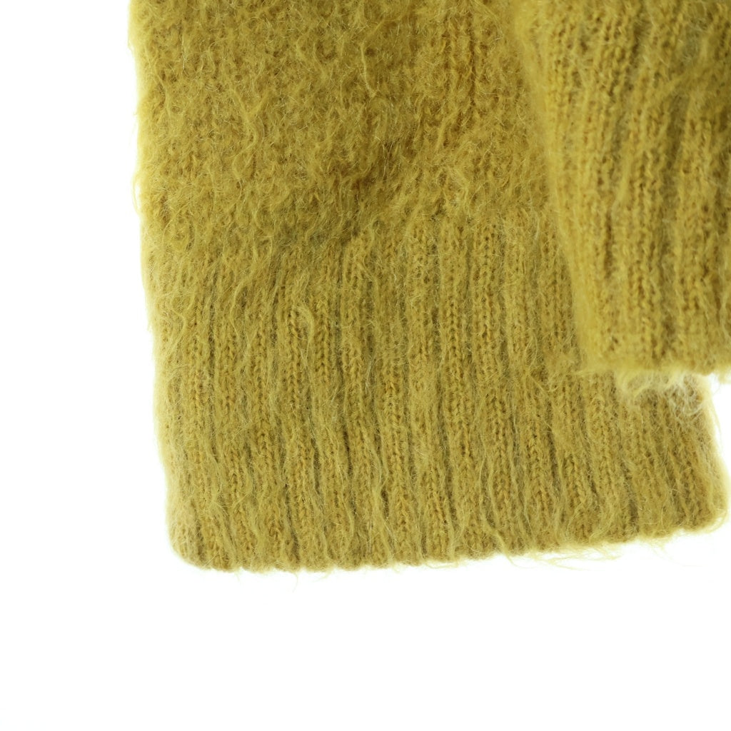 Stein(シュタイン) 21AW SUPER KID MOHAIR CARDIGAN ST.312 スーパーキッドニットカーディガン 長袖 イエロー