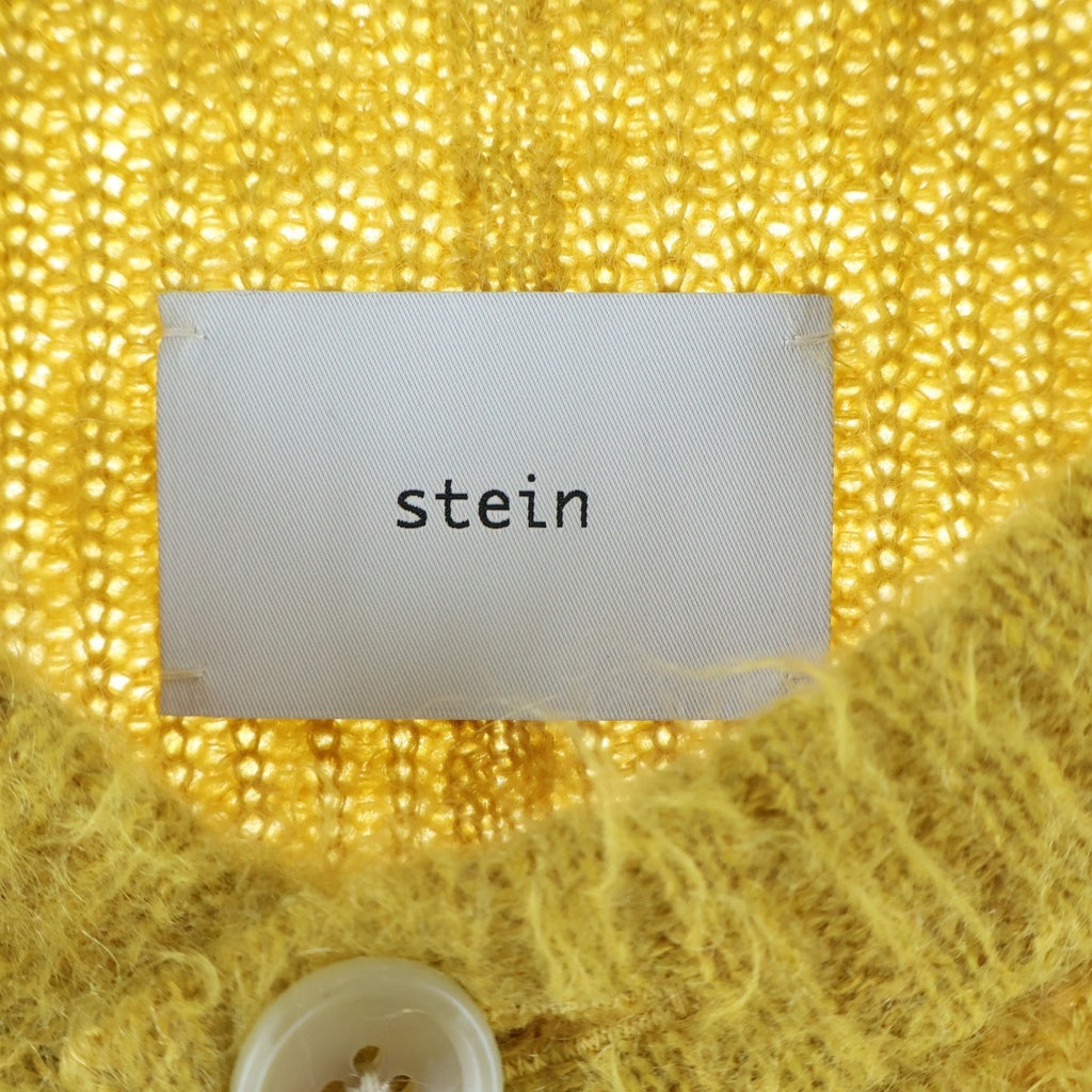 Stein(シュタイン) 21AW SUPER KID MOHAIR CARDIGAN ST.312 スーパーキッドニットカーディガン 長袖 イエロー