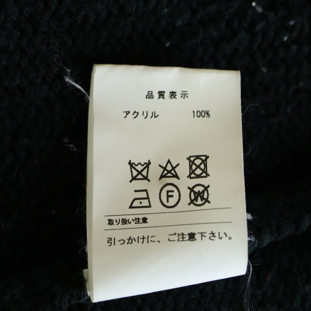 DESCENDANT(ディセンダント) NURSE KNIT CABLE CARDIGANG ナースニット 長袖カーディガン ブラック