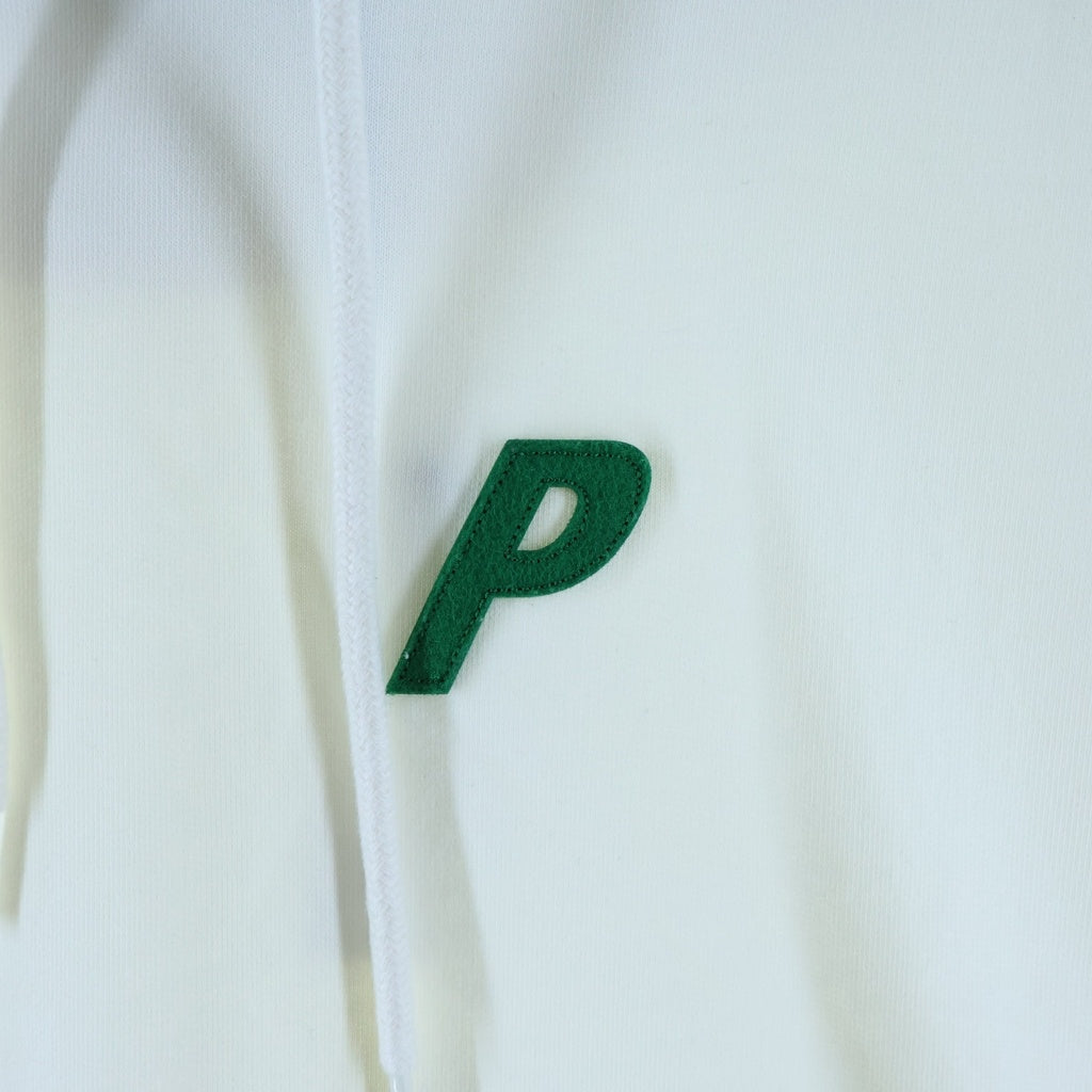 Palace Skateboards(パレススケートボーズ) FELT P HOOD フェルトPロゴ プルオーバーフーディー パーカー アイボリー