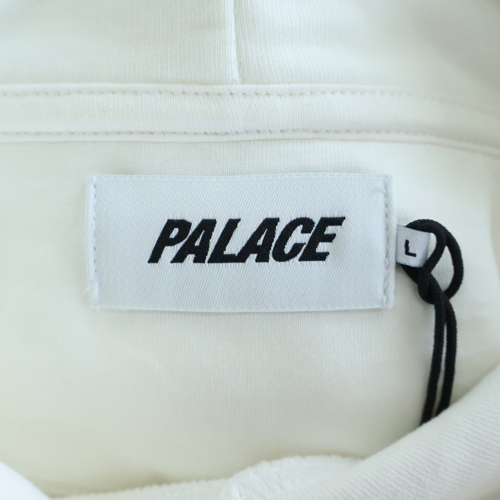 Palace Skateboards(パレススケートボーズ) FELT P HOOD フェルトPロゴ プルオーバーフーディー パーカー アイボリー