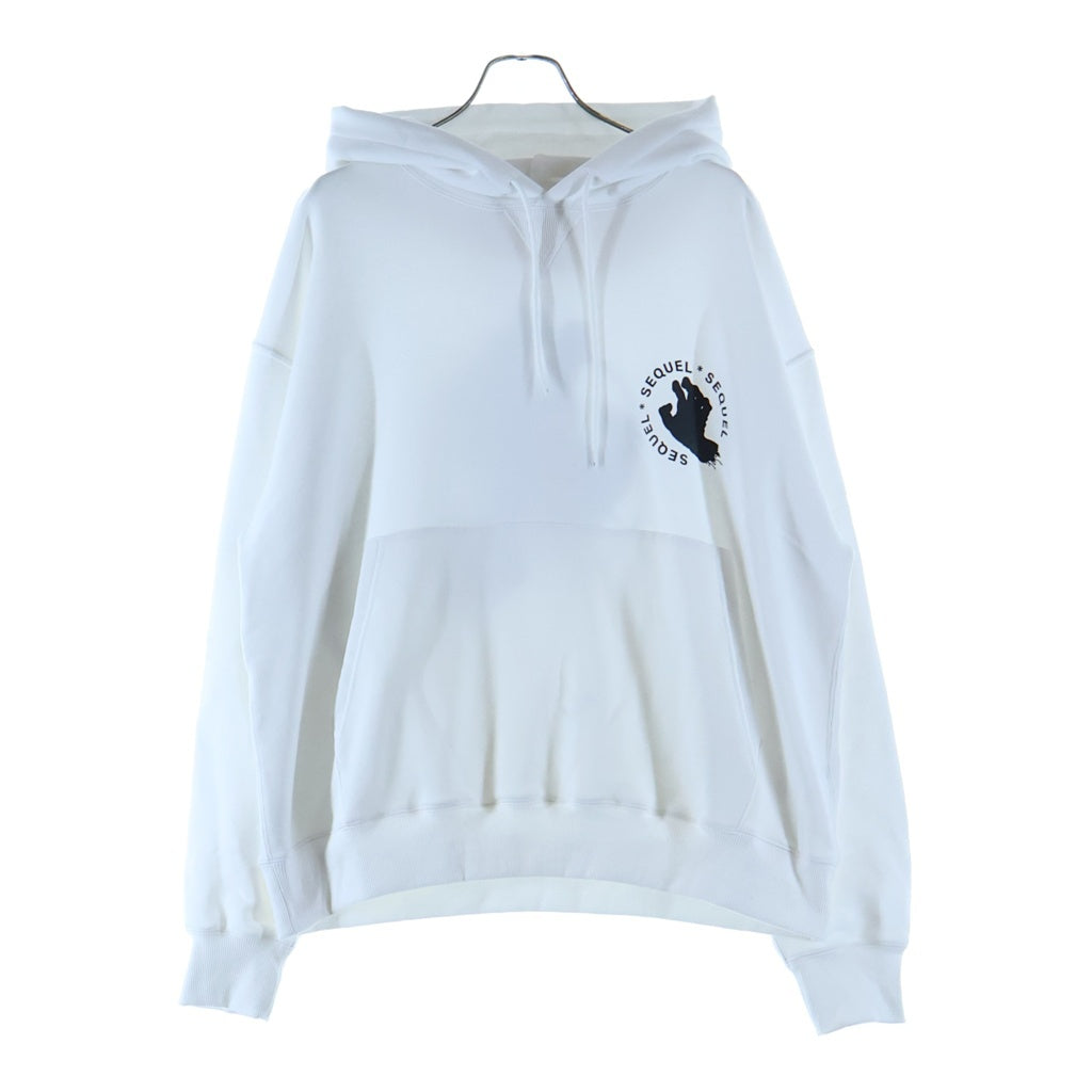 SEQUEL(シークエル) ×SANTA CRUZ×FRAGMENT HOODIE SQ-25AW-SCFCS-01 ×サンタクルーズ ×フラグメント プルオーバーフーディー パーカー ホワイト