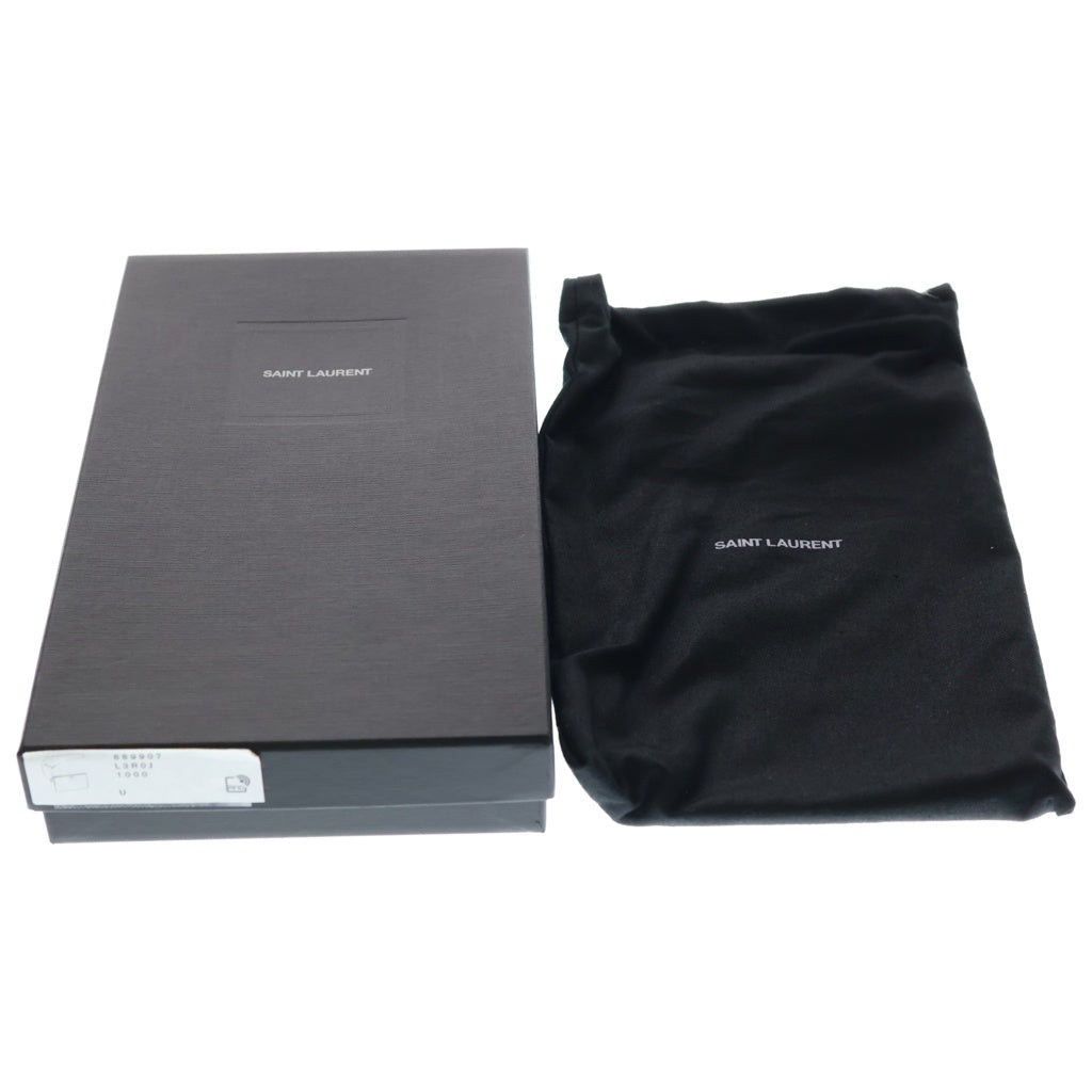 SAINT LAURENT PARIS(サンローランパリ) PYTHON CHAIN POCHETTE 669907 パイソンチェーンポシェット ショルダーバッグ ブラック レディース