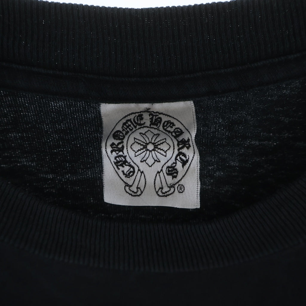CHROME HEARTS(クロムハーツ) OLD エクスクルーシブ ホノルル ホースシュー 半袖Tシャツ カットソー 両面プリント ブラック