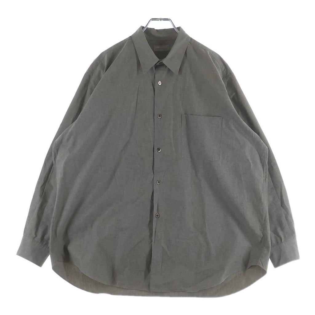COMME des GARCONS HOMME(コムデギャルソンオム) 98AW archive 田中オム ボタンアップ コットン 長袖シャツ アーカイブ グレー