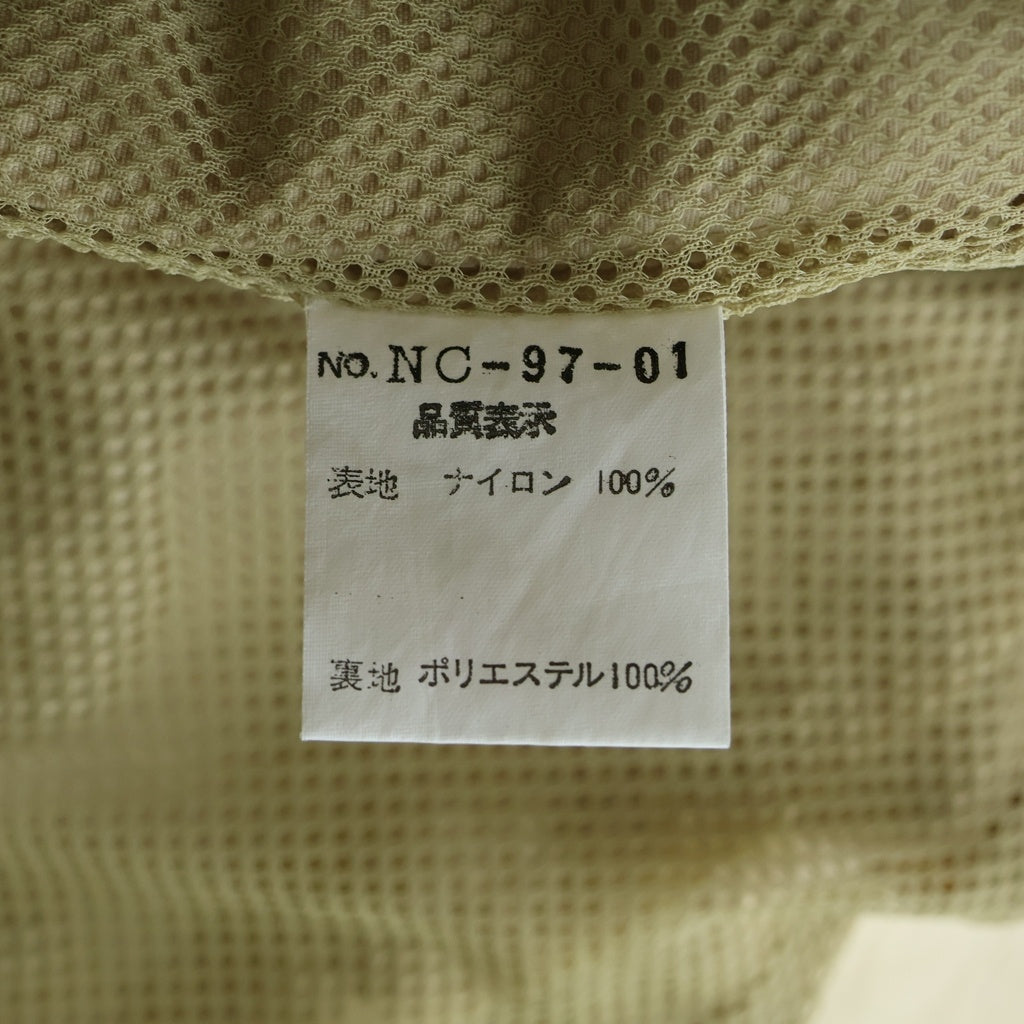 NO BRAND(ノーブランド) 90s NEW WORLD ORDER Jacket ニューワールドオーダー ナイロンジャケット ベージュ