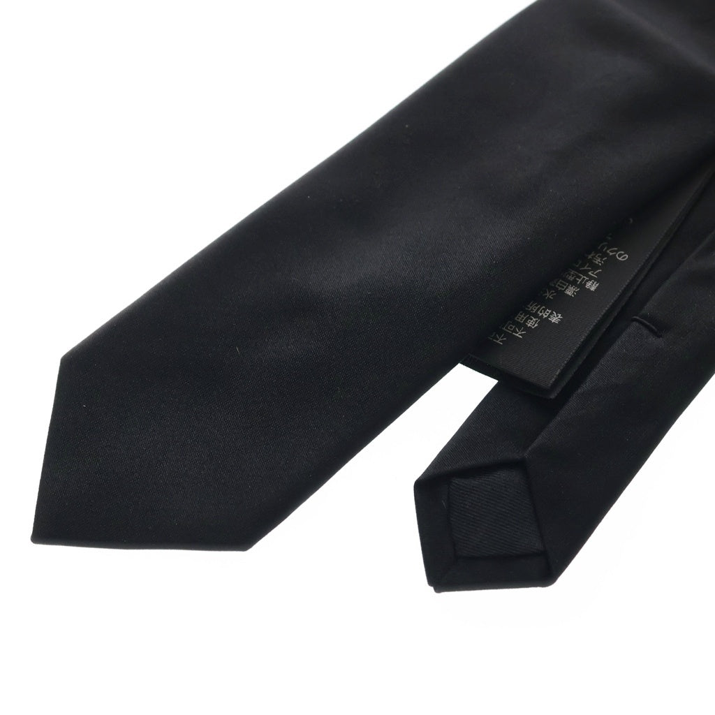 SAINT LAURENT PARIS(サンローランパリ) SILK NARROW TIE 747247 3Y011 シルク ナローネクタイ ブラック