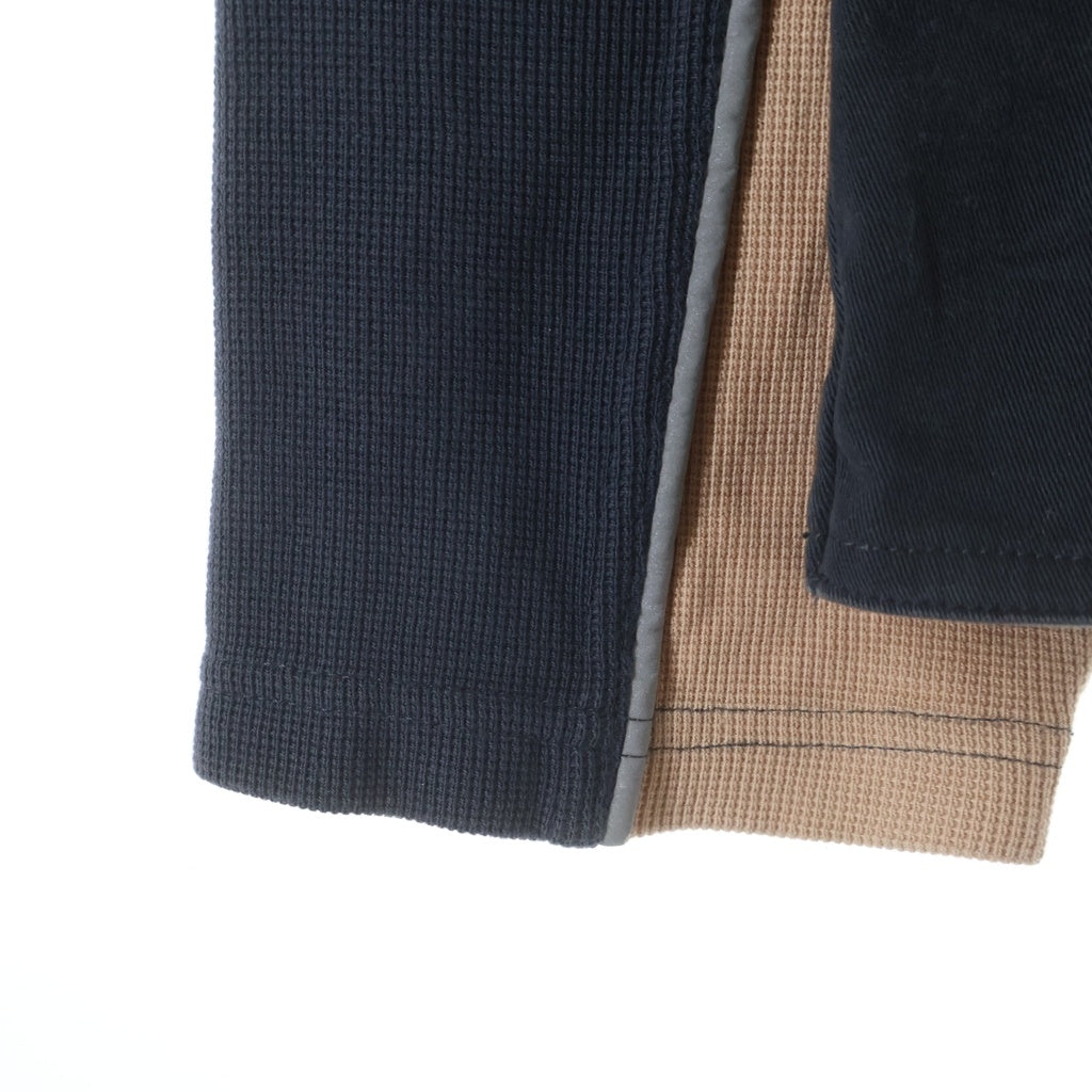 AFFIX(アフィックス) Docking L/S 切り替え ロングスリーブ 長袖Tシャツ クルーネック グレー