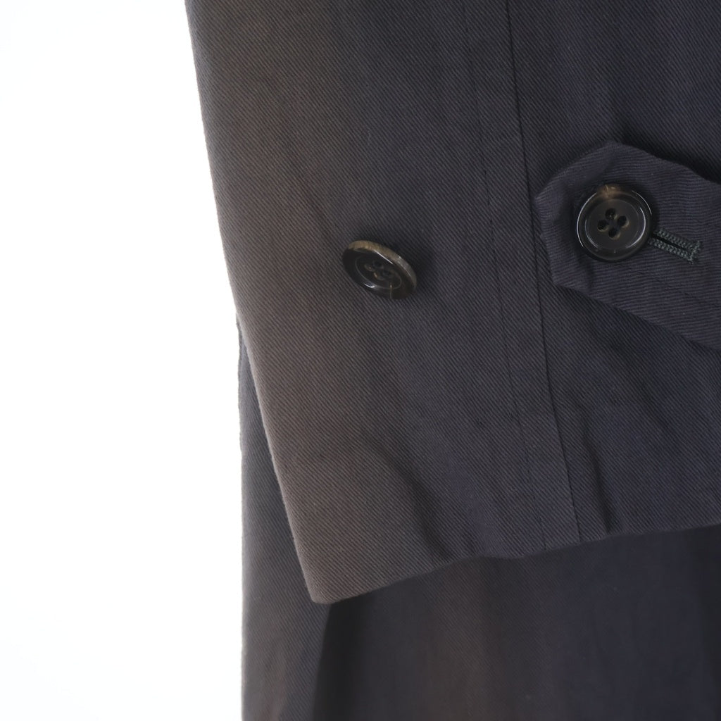 COMME des GARCONS HOMME(コムデギャルソンオム) 80-90s archive 田中オム ステンカラーコート ロングコート HC-110040 グレー
