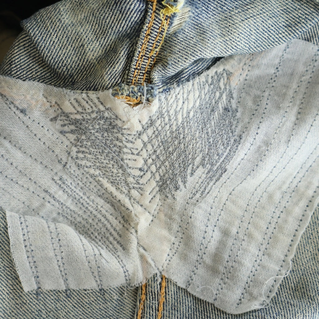 Levi's(リーバイス) 50S VINTAGE 501XX 53モデル 革パッチ オフセット ボタンフライ デニム パンツ インディゴ