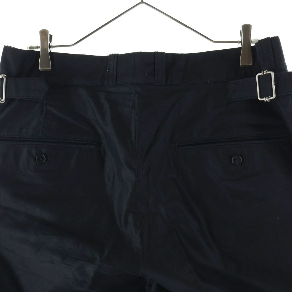 IOOOS THOUSANDS(アイオーエスサウザンド) COTTON PANTS サウザンズ ストレート パンツ コットン ブラック