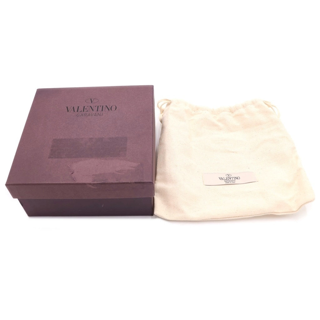 VALENTINO(ヴァレンティノ) V LOGO FABRIC BELT Vロゴ ファブリックキャンバスベルト ブラック/ゴールド レディース
