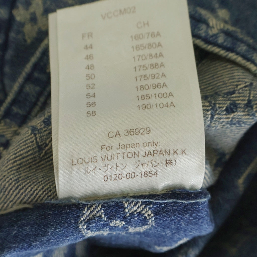 SUPREME(シュプリーム) 17AW LOUIS VUITTON Jacquard Denim Chore Coat ルイヴィトン デニム チョア コート カバーオール ジャケット モノグラム インディゴ RM172 ALL HDK91W