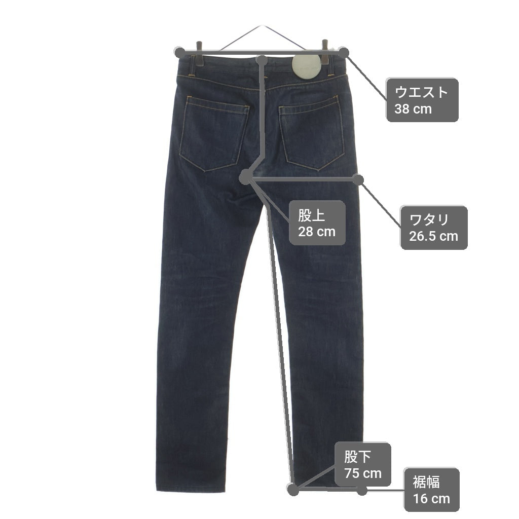 RAF BY RAF SIMONS(ラフ バイ ラフシモンズ) Denim Pants デニムパンツ スキニー ジーンズ インディゴ PT3A-DT86