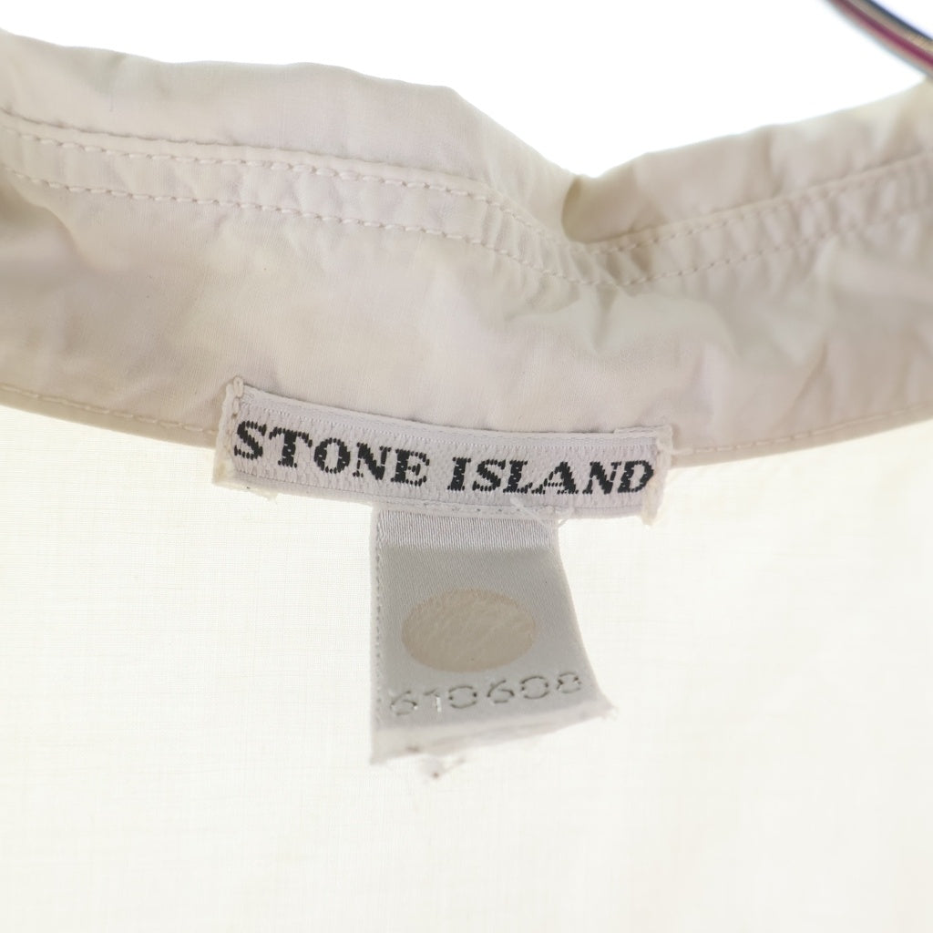 STONE ISLAND(ストーンアイランド) 00s Cotton Shirt 胸ポケット付き 半袖シャツ ホワイト