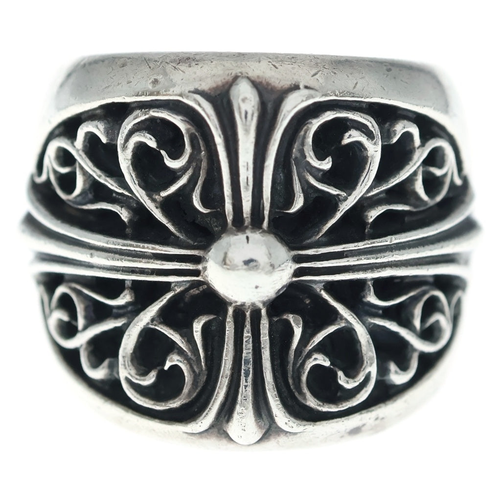 CHROME HEARTS(クロムハーツ) CLASSIC OVAL クラシックオーバルクロス リング シルバー BCA340