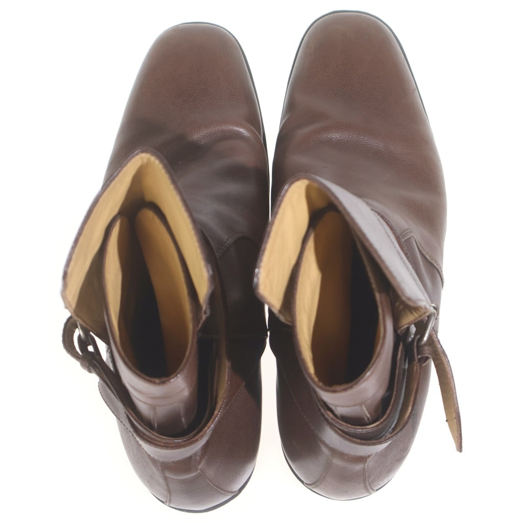 BALENCIAGA(バレンシアガ) Leather Boots レザー ジョニー ショートブーツ ブラウン 23793