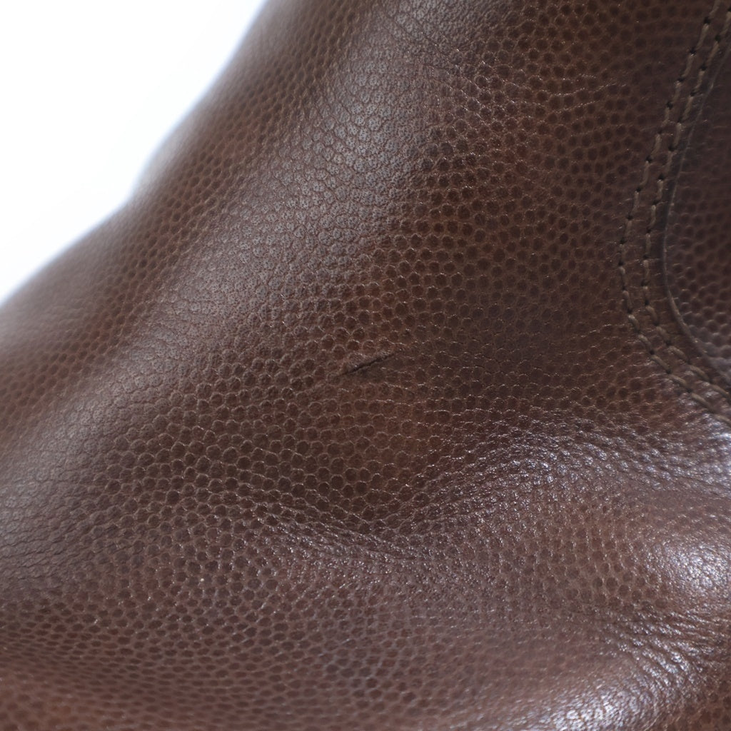 BALENCIAGA(バレンシアガ) Leather Boots レザー ジョニー ショートブーツ ブラウン 23793