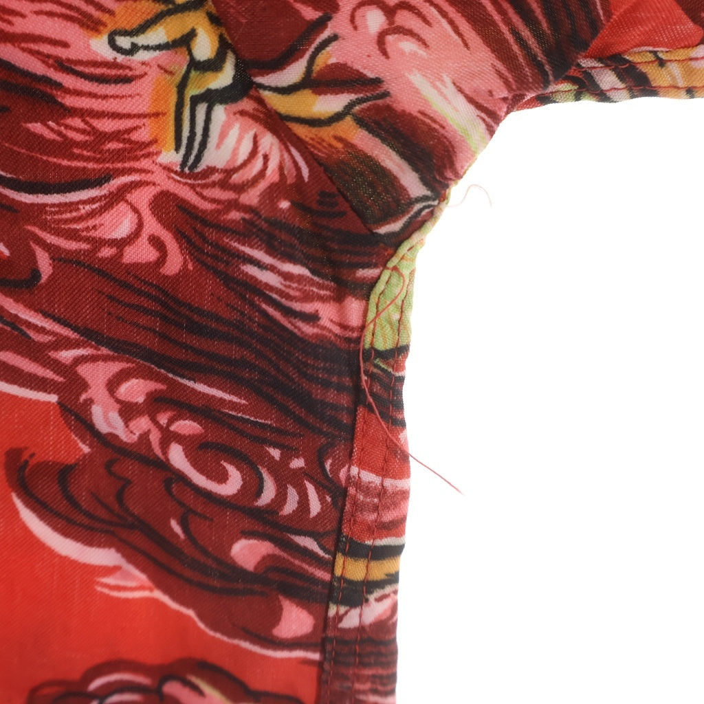 VINTAGE(ヴィンテージ) 50s LUAU Hawaiian Shirt ハワイアンシャツ 半袖シャツ アロハシャツ レッド