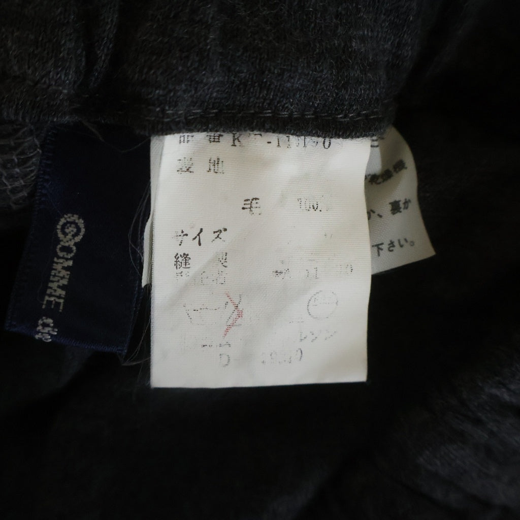 COMME des GARCONS(コムデギャルソン) 91SS Archive ウール ワイドイージーパンツ 青山タグ グレー レディース