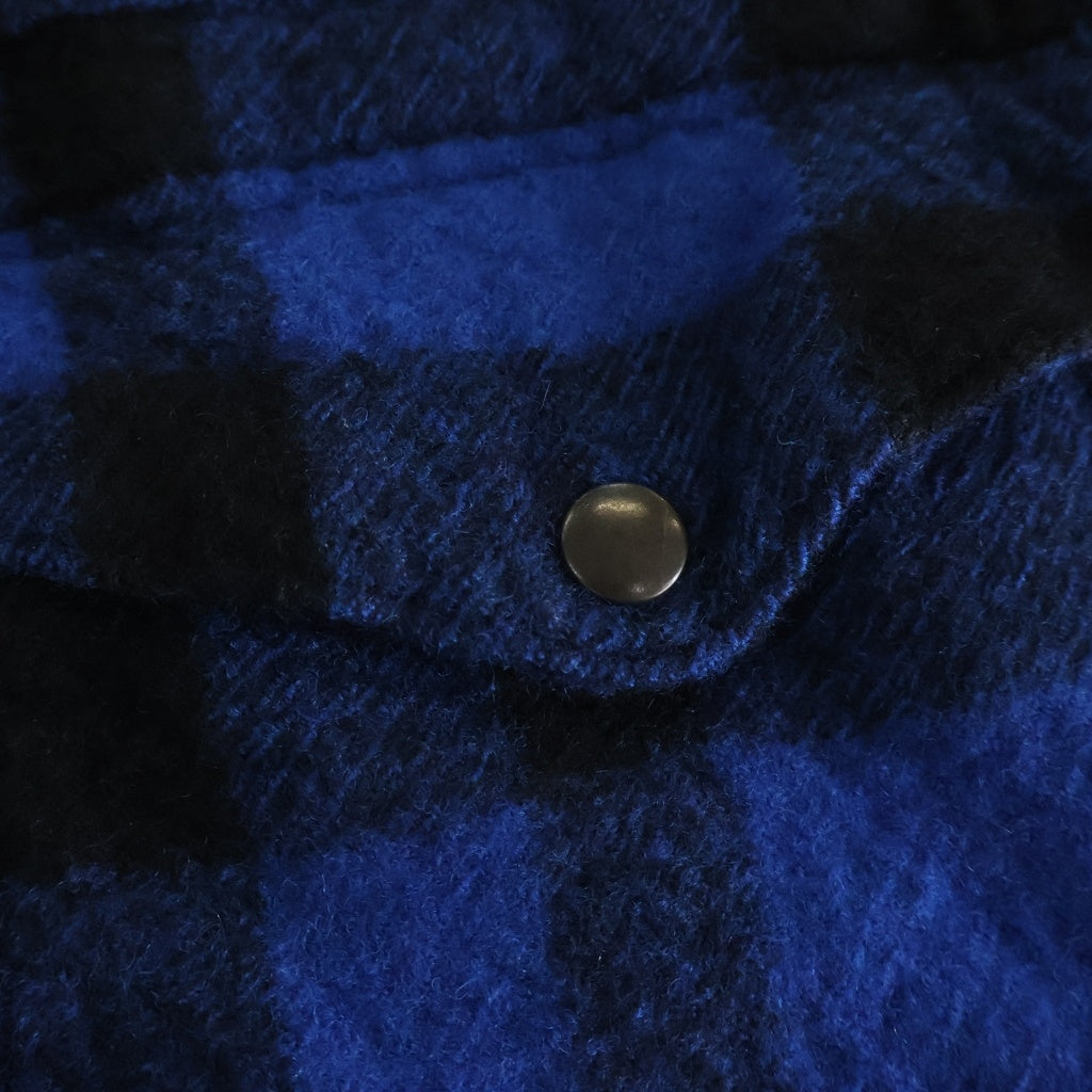 JUNYA WATANABE COMME des GARCONS(ジュンヤワタナベ コムデギャルソン) FILSON WOOL CHECK JACKET フィルソン Wネームウールチェックジャケット ブルー/ブラック WP-J009