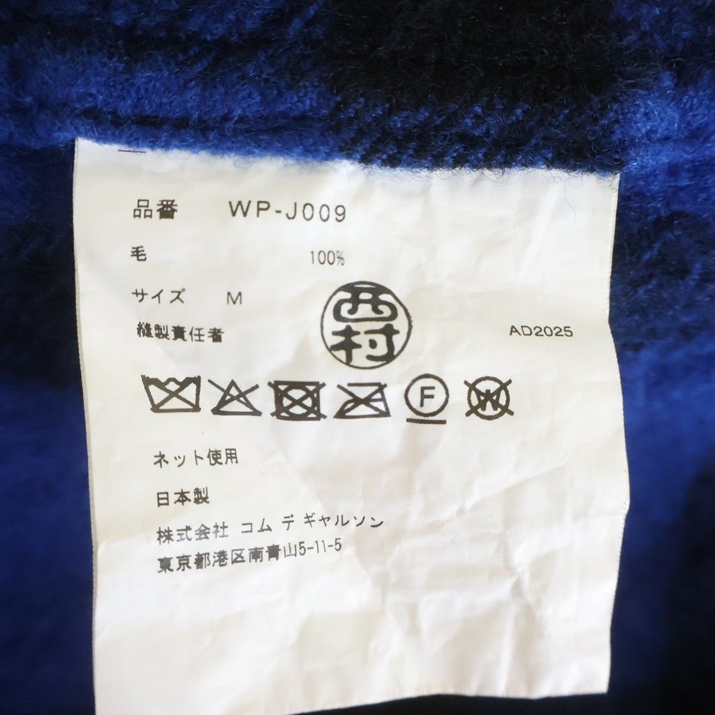 JUNYA WATANABE COMME des GARCONS(ジュンヤワタナベ コムデギャルソン) FILSON WOOL CHECK JACKET フィルソン Wネームウールチェックジャケット ブルー/ブラック WP-J009