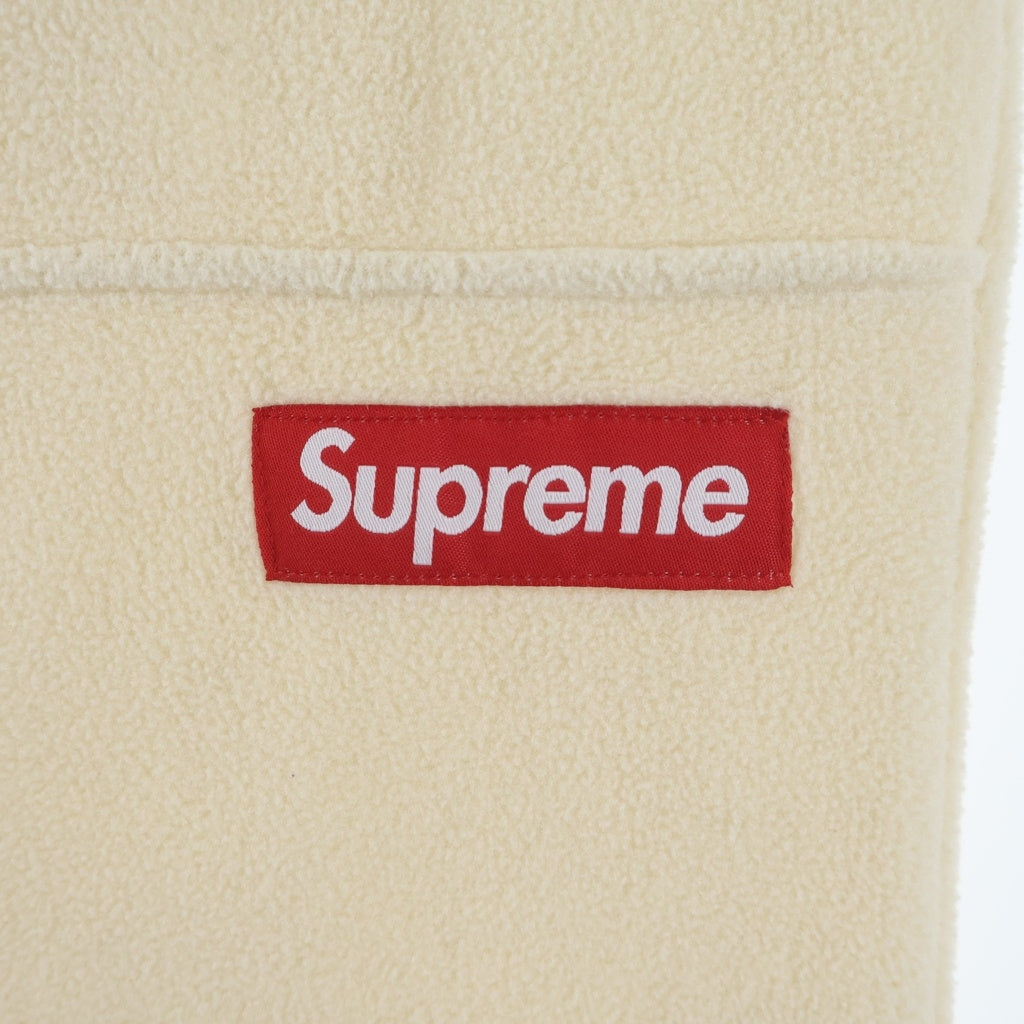 SUPREME(シュプリーム) 21AW Polartec Pant フリース ボックスロゴ パンツ アイボリー