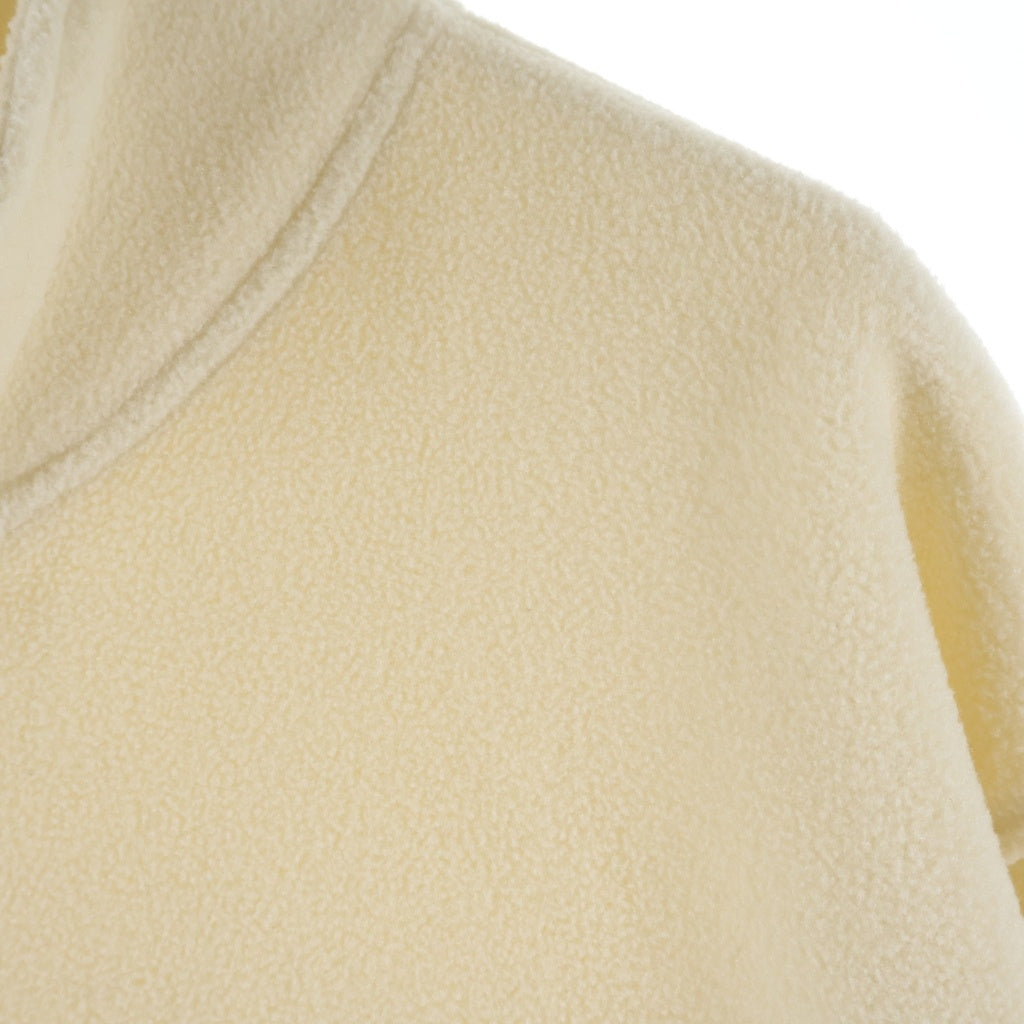 SUPREME(シュプリーム) 21AW Polartec Half Zip Pullover フリースハーフジップ ボックスロゴ プルオーバー アイボリー