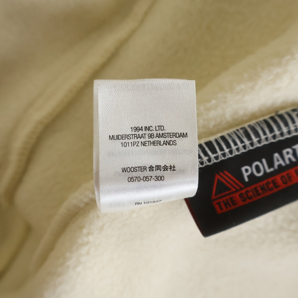 SUPREME(シュプリーム) 21AW Polartec Half Zip Pullover フリースハーフジップ ボックスロゴ プルオーバー アイボリー