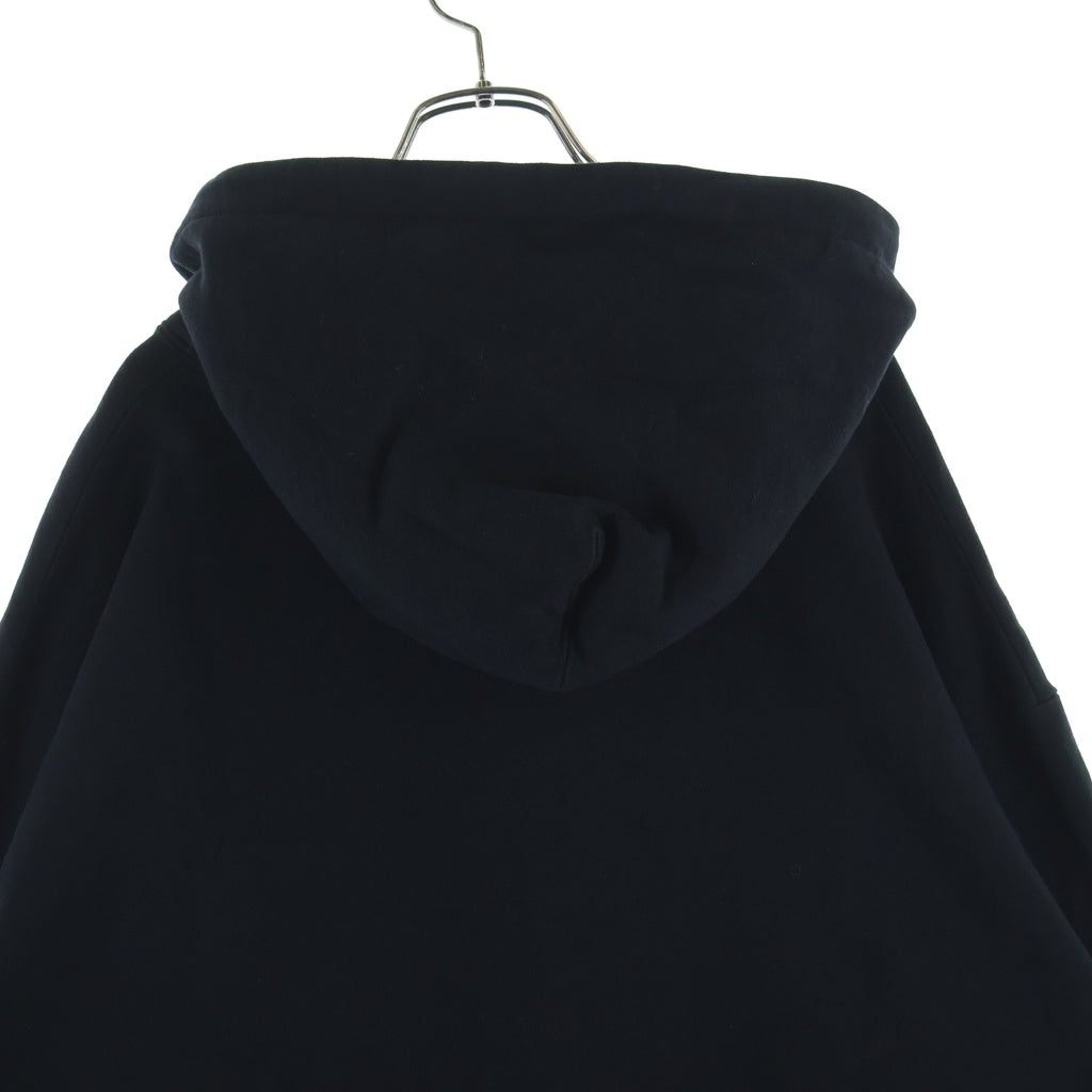 GOD SELECTION XXX(ゴッドセレクショントリプルエックス) LOGO HOODIE ロゴプリント プルオーバーパーカー フーディー ブラック