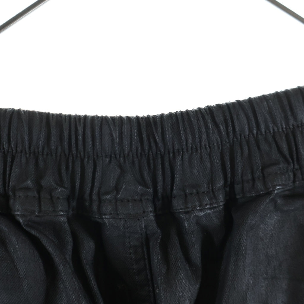 DRKSHDW(ダークシャドウ) 25SS CARGOBELA SHORTS カーゴパンツ フラップポケット ドローコード ショートパンツ ブラック DU01F4369 DBK