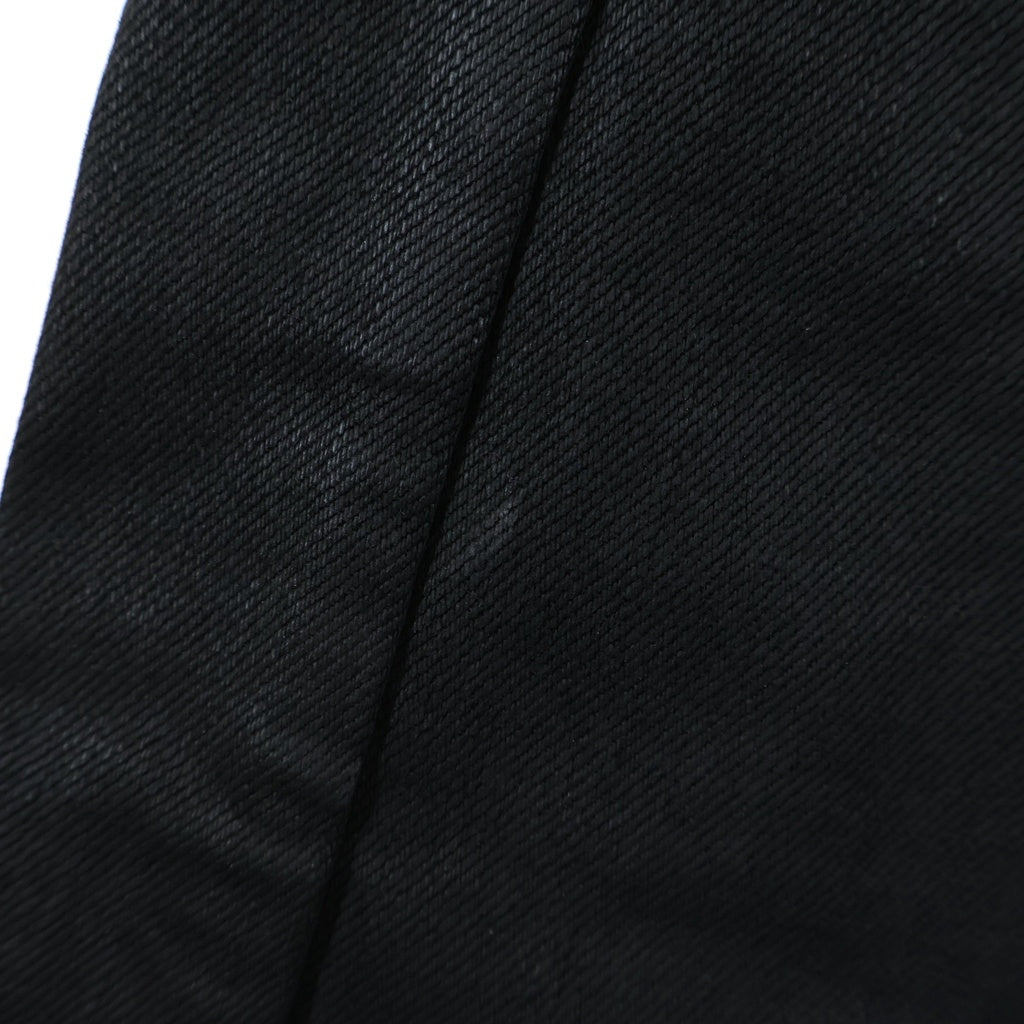 DRKSHDW(ダークシャドウ) 26AW DOUBLE CARGO JUMBO BELAS ワイドレグ カーゴパンツ ドローコード フラップポケット ブラック DU02E7398-BW